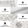 thumbnail image 6 of Vintage Bohemia Outdoor Rug for Patio/Deck/Porch, Non-Slip Large Area Rug 6 x 9 Ft, Gray Flowers Boho Pattern Cream Indoor Outdoor Rugs Washable Area Rugs, Reversible Camping Rug Carpet Runner, 6 of 8