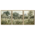 thumbnail image 5 of Drsoum Vintage Landscape Wall Art Country Meadow Field Wall Prints Classic Retro Farmhouse Rustic Decorations for Office Bedroom 11x14in3pcs Natural Framed, 5 of 5