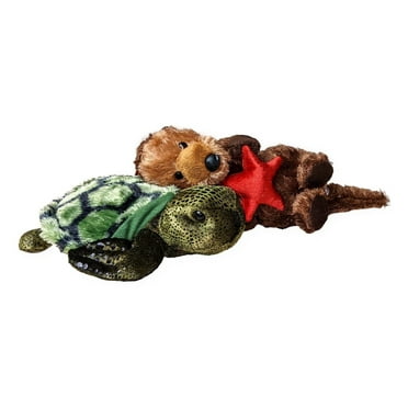 RAINBOW OTTER & RAINBOW DOLPHIN Mini Flopsie 8" Stuffed Animal Plush by ...