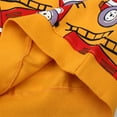 thumbnail image 2 of HILEELANG Toddler Boy Sweatshirts Yellow Vehicles Printed Crewneck Long Sleeve Pullover Cotton Top Sweater Shirts 3T, 2 of 5