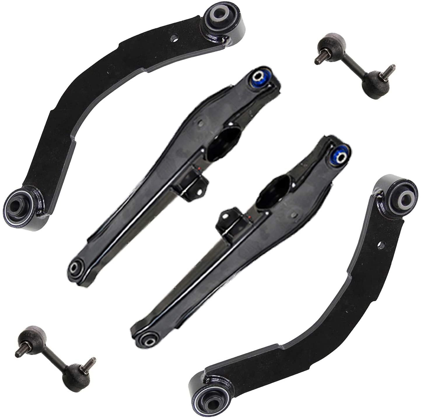 2X Front Lower Control Arm Tie Rod Sway Bar Link Kit for Dodge Caliber 2007 2008