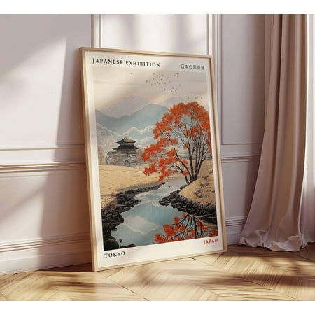 Kna Prints - 1 Pc Poster Japanese Wall Art, Hokusai , Ukiyo-E Print, Japandi Wall Art, Wabi Sabi Wall Art, Landscape , Japanese Home Decor, Anime, UNFRAMED-8x12