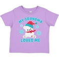 thumbnail image 3 of Inktastic Polar Bear My Grandma Loves Me in Santa Hat with Snowflakes Boys or Girls Toddler T-Shirt, 3 of 5