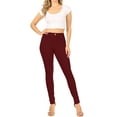 thumbnail image 4 of Women's Classic Skinny Ponte Pants Stretchy Mid-Rise Fit, 5-Pocket Design, 4 of 4