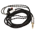 thumbnail image 3 of Headphone Cable Replacement, Pre Formed Ear Hook Design Headphone Upgrade Cable Excellent Sound Transmission Oxygen Free Copper  For W20 For SE215 For TK200, 3 of 8