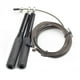 thumbnail image 1 of Cuerda para saltar, mango pesado, alambre de Metal, rodamiento Universal de aluminio para entrenamiento físico profesional, deportes físicos, negro YUNYI BRAND  Deportes, 1 of 8