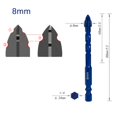 thumbnail image 2 of MYG Eccentric Drill Precision Drilling Glass Punching Rock Slab Triangle Drill bit, 2 of 9