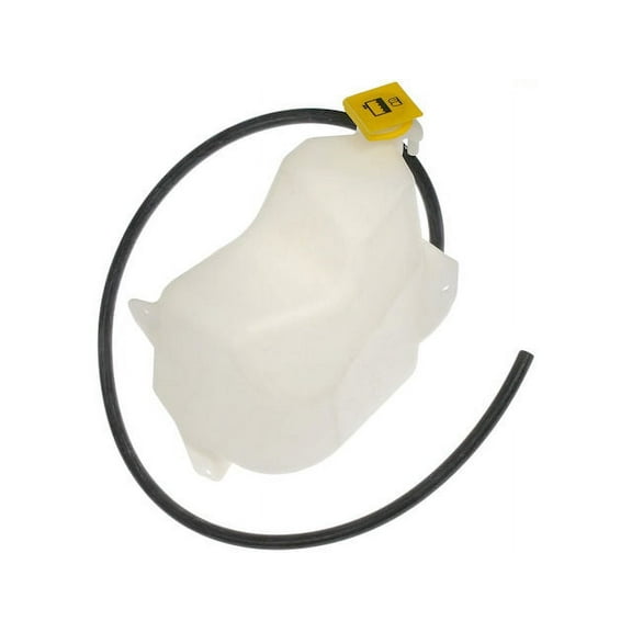 Front Radiator Coolant Overflow Expansion Tank with Cap - Compatible with 2004 - 2009 Dodge Ram 3500 2005 2006 2007 2008