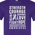 thumbnail image 4 of Inktastic Parkinson Disease Awareness Strength Courage and Support T-Shirt, 4 of 5
