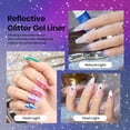 thumbnail image 3 of Set de esmaltes en gel para decoración de uñas Beetles, 12 colores reflectantes, 3 of 8
