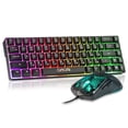 thumbnail image 1 of Combo de teclado y ratón para juegos CHONCHOW con 60% de retroiluminación RGB, 1 of 8