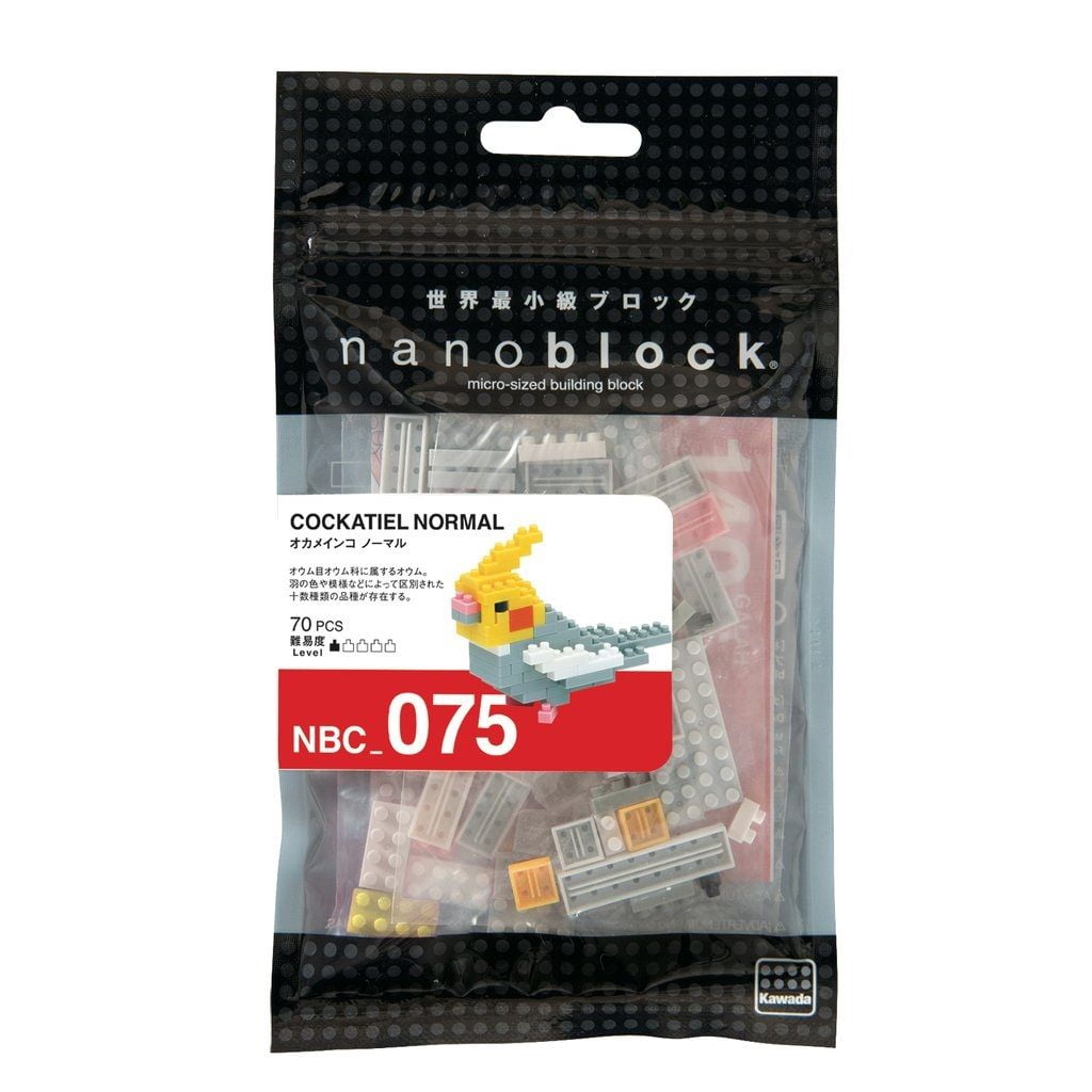 Cockatiel Normal Nanoblock Micro Sized Building Block Construction Bird NBC075