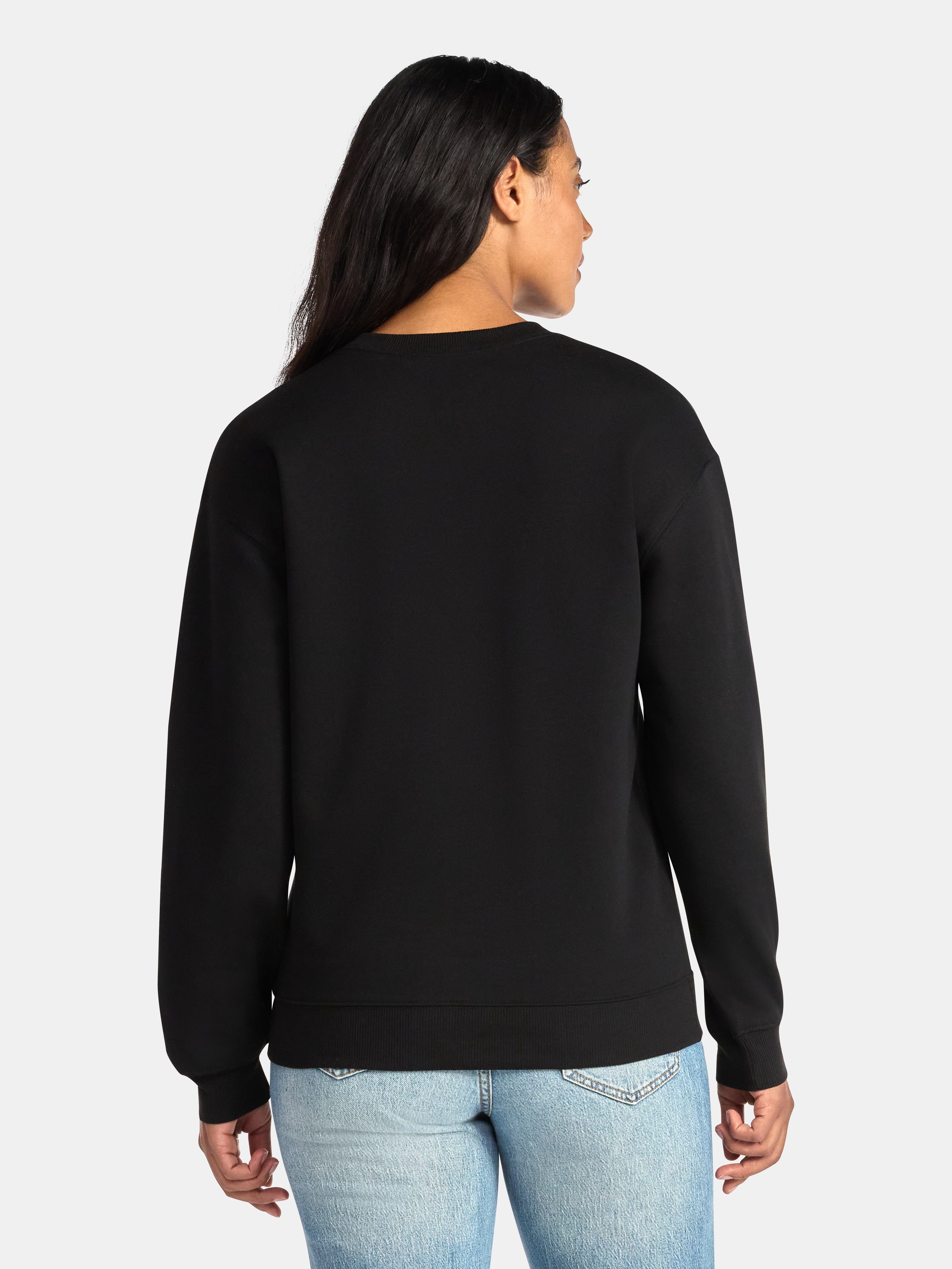 Women's Bad Temper Cats Graphic Sweatshirt with Long Sleeves, Sizes XXS-XXL