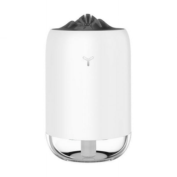 Humidificador pequeño para dormitorio, humidificador personal de niebla fría, silencioso, 2 modos de pulverización, apagado automático con rociador de agua portátil ligero