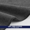 thumbnail image 2 of Canadian Linen Microfiber Cleaning Cloth, 12 Pack, 12"x12", Quick Dry Highly Absorbent Soft Reusable Washable Car Cleaning Sponge Towel for Office, Grey, 2 of 9