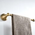 thumbnail image 3 of Juego de Accesorios del Cuarto BañO 2 Piezas: Toallero y Soporte para Papel HigiéNico Pared LatóN Envejecido, Bronce Cepillado, 3 of 5