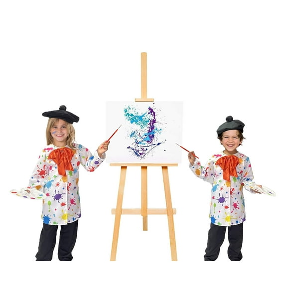 Disfraz Pintor Disfraces TuDi Traje De Arte Y Pinturas Para Niñas Y Niños