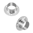 thumbnail image 3 of Uxcell 1.3" Pipe Dia 304 Stainless Steel Wardrobe Rail Support Bracket, 2 Pack, 3 of 4