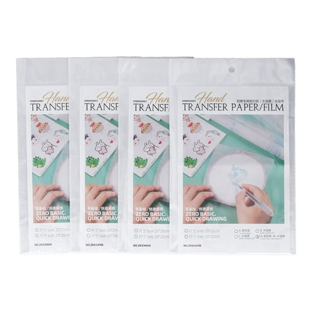 

Embroidery Transfer Paper Durable Practical N Stitch Stabilizer 4 Packs For DIY Crafts