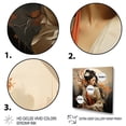 thumbnail image 3 of Designart "Asian Art Geishas beauty IX" Asian Floater Framed Canvas Print, 3 of 7