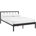 thumbnail image 1 of Modway Gwen Powder Coated Sturdy Steel Full Bed Frame in Brown, 1 of 7