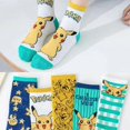 thumbnail image 3 of 5 Pack Womens Pikachu Show Socks Soft and Breathable Socks, 3 of 4