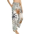 thumbnail image 2 of Balery Tropical Leaves print Women's Pajama Pants,Ultra Lightweight Pjs,Lounge Pant-XX-Large, 2 of 9