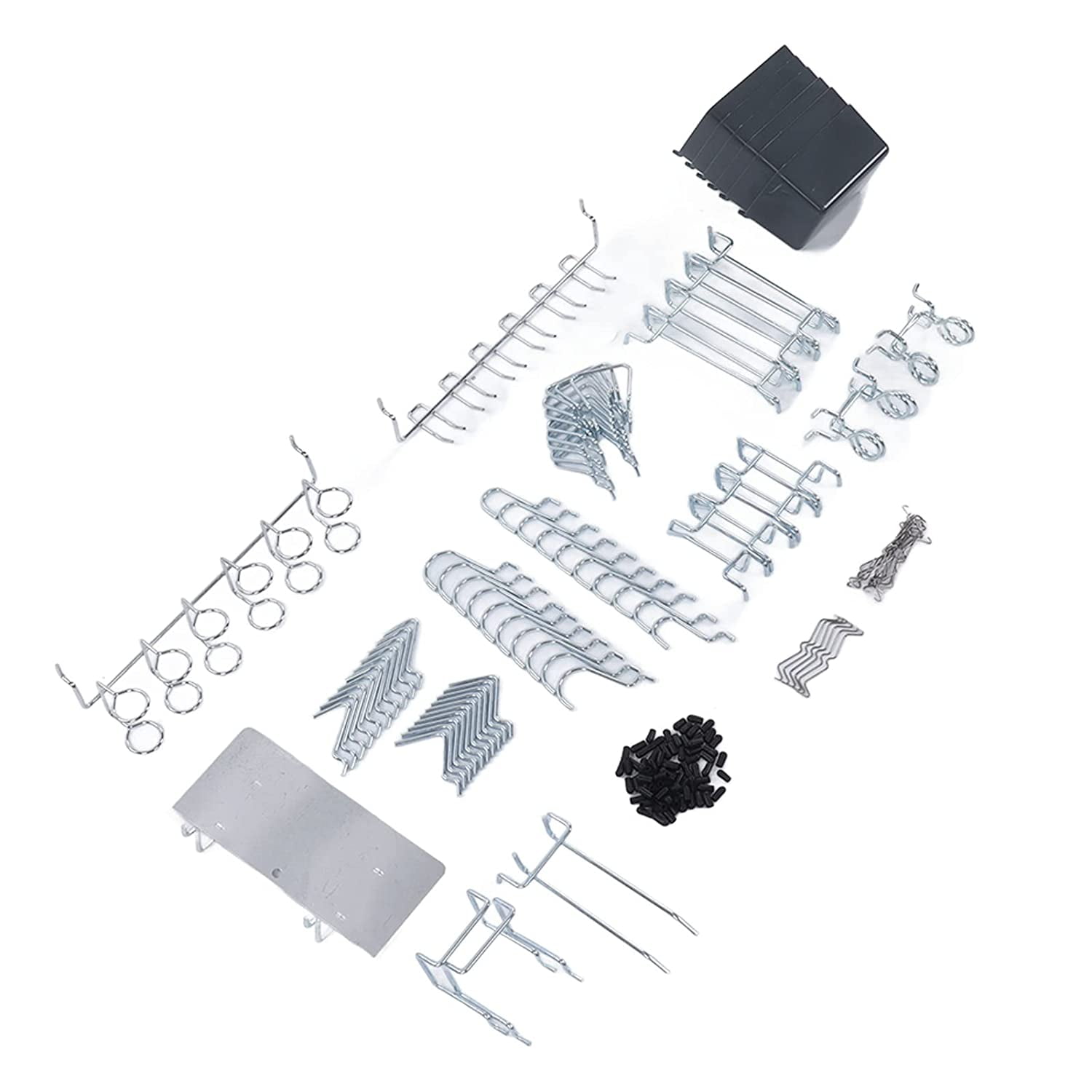 80Pcs Peg Board Hook Set Pegboard Accessories Organizer Kit | Shopee