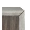 thumbnail image 3 of Abacus Two-tone Smokey Alabaster and Brown 54-inch Server, 3 of 6