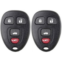 CCIYU X 2 Flip Key Fob (SHELL CASE) 4 buttons Replacement for 04 05 06 07 08 09 10 11 12 13 14 15 16 for Buick for Cadillac for Chevy for GMC for Pontiac for Saturn Series with FCC OUC60270