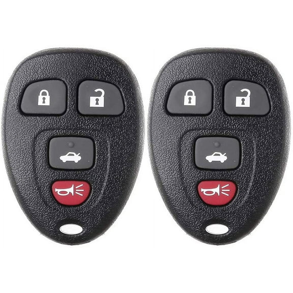 CCIYU X 2 Flip Key Fob (SHELL CASE) 4 buttons Replacement for 04 05 06 07 08 09 10 11 12 13 14 15 16 for Buick for Cadillac for Chevy for GMC for Pontiac for Saturn Series with FCC OUC60270