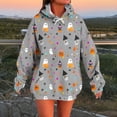 thumbnail image 2 of Enjoytime Women's Sweatshirt Halloween Ghost Printed Long Sleeve Hoodies Fall Fashion Cute Spooky Vintage Pullover Tops, 2 of 6