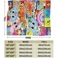 thumbnail image 4 of The Amazing Anime World of Gumball Blanket Throw Blankets Ultra Soft Flannel Lightweight Throws for Couch, Bed,All Seasons Use 60""x50"", Black, 4 of 9