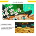 thumbnail image 2 of FREEAMG Jigsaw Puzzles for Adults or Kids 1000 Piece, St. Patrick's Day Cute Gnome Intellectual Decompression Fun Family Puzzles Game for Christmas Holiday Toy Gift, 2 of 7