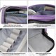 thumbnail image 3 of Big Capacity Pencil Case Organizer, Canvas Pen Pencil Pouch with Handle, Stationery Storage Cosmetic Bag for Middle High School College Students Girls, 3 of 4