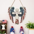 thumbnail image 3 of 4th of July Decorations Christian American Eagle Welcome Sign for Front Porch GOD BLESS AMERICA. Rustic Cross Wooden Plaque for Wall Door Outdoor Indoor Christian Religious Gifts for Women Men, 3 of 5