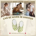 thumbnail image 7 of Lsque Green Frog Pattern Womens Comfort Cotton on Scuff With Memory Foam and Anti-skid Sole Slipper-35/36, 7 of 7