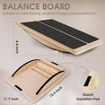 thumbnail image 3 of 2-in-1 Slant Board & Balance Board for Adults, Adjustable Incline Board and Calf Stretcher Slant Board for Squats, Stretch Board for Knees Ankle Heel Feet Leg, 3 of 6