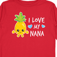 thumbnail image 4 of Inktastic I Love My Nana with Pineapple Boys Long Sleeve Toddler T-Shirt, 4 of 5