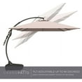 Grand Patio Napoli 10x13 FT Adjustable Offset Umbrella, Heavy Duty Aluminum, AllWeather