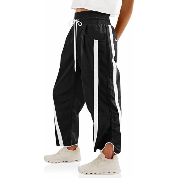 UZMOG Baggy Pants, Wide Leg Pants Woman Track Pants Women Casual Drawstring Elastic Waisted Workout Y2K Track Pants