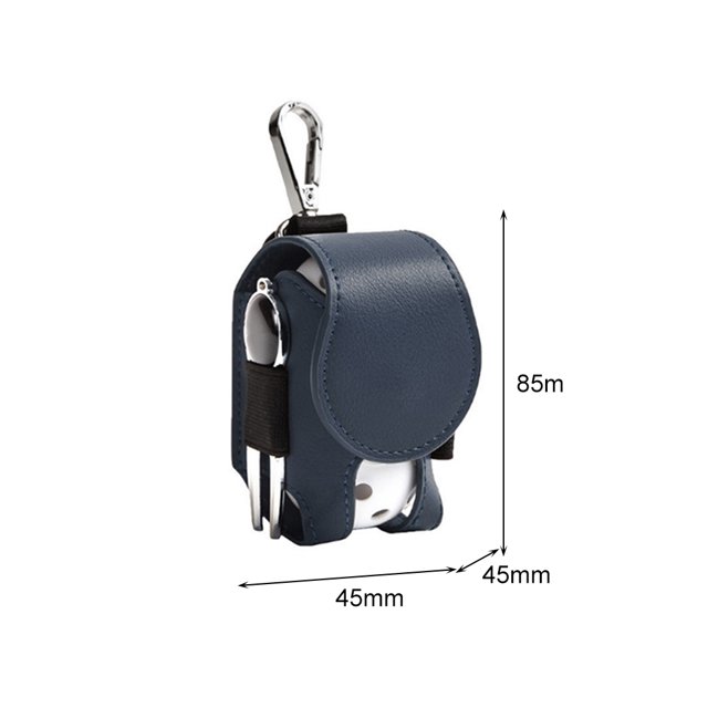 Bolsa Porta Pelotas De Golf Contenedor de pelotas de golf de cuero PU Mini cintura colgante Accesorios deportivos universales Sywqhk Para Estrenar