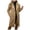 Khaki, variant on Quealent Womens Long Wool Coats Fall Winter Double Breasted Trench Coat Peacoat Khaki for Size XXL