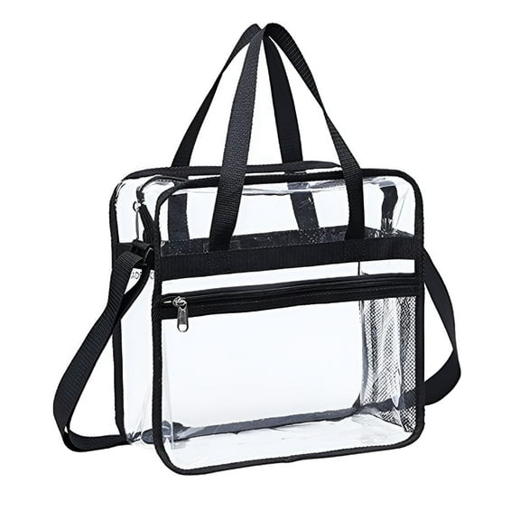 GASTROPOD Bag, Stadium Approved Tote Handbag, Tote Bag with Zipper, Handles & Shoulder Strap,Clear Tote Bags for Stadium Events