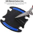 thumbnail image 4 of Car Door Cup Handle Paint Scratch Protector Sticker 3D Carbon Fiber Universal Auto Door Handle Scratch Protection Cover Guard Film Car Door Handle Safety Reflective Strips (Blue, 8Pcs), 4 of 7