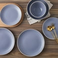 thumbnail image 3 of Stone Lain Lauren 32-Piece Dinnerware Set Stoneware, Light Gray, 3 of 6