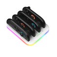 thumbnail image 1 of YUOY Base de Carga para Nintendo Switch Joy-Con con Iluminación RGB, Estación de Carga Rápida 4 en 1, Blanco, 1 of 6