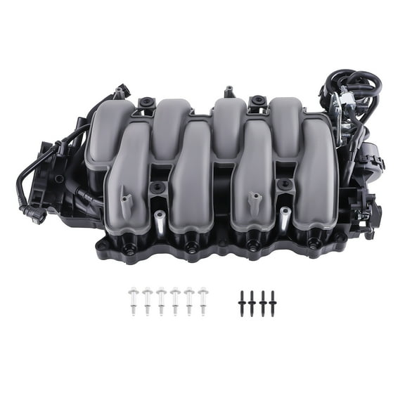 Maxpeedingrods Engine Air Intake Manifold for Ford Mustang 5.0L V8 2015-2017, JR3Z9424A JL3E-9F991-AA JR3E-9S455-DA FR3E9S455HB