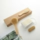thumbnail image 2 of Inteprter Juego de cepillos de baño de 4 Uds., guante de piedra pómez, ligero, de madera, respetuoso con el medio ambiente, cómodo masajeador, Juegos de accesorios de baño, 2 of 6