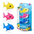 thumbnail image 1 of Juguete de baño Robo Alive Junior Baby Shark con aletas de silicona, paquete de 3, 1 of 8